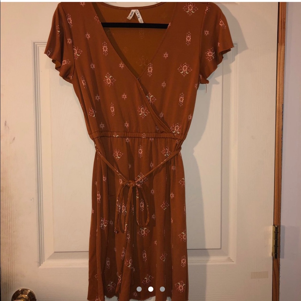 Orange Floral Mudd dress